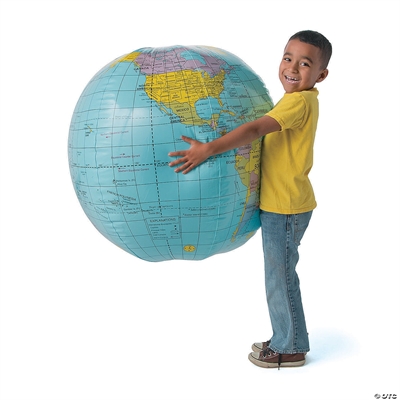 Giant Inflatable Globe Beach Ball iREAD Reading Programs