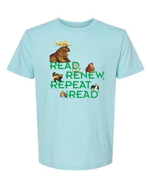 Adult T-shirt - IREAD: Reading Programs